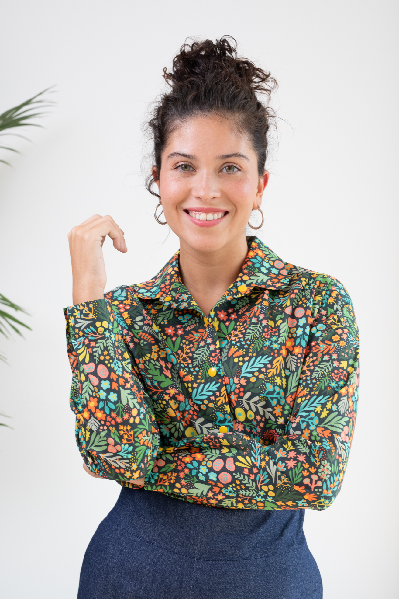 Camisa Flower Tapestry