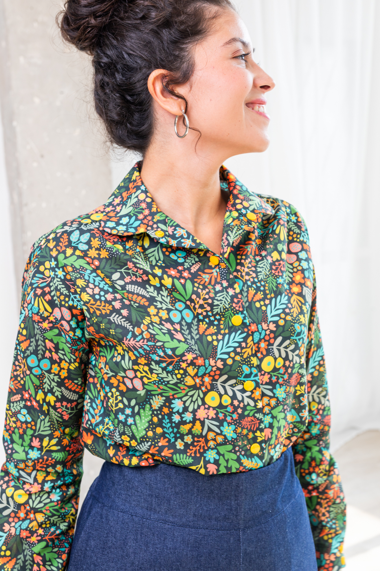 Camisa Flower Tapestry