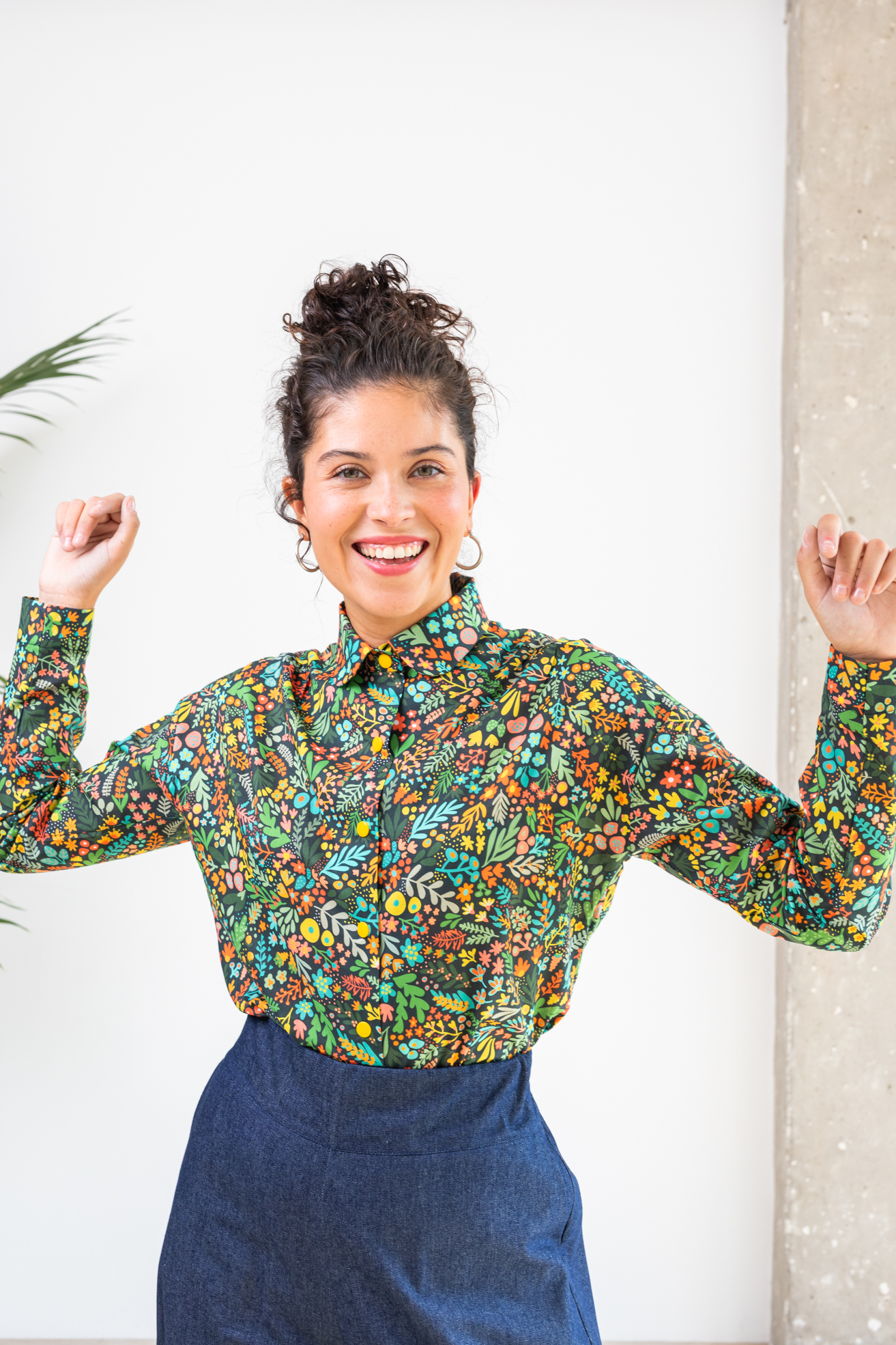 Camisa Flower Tapestry