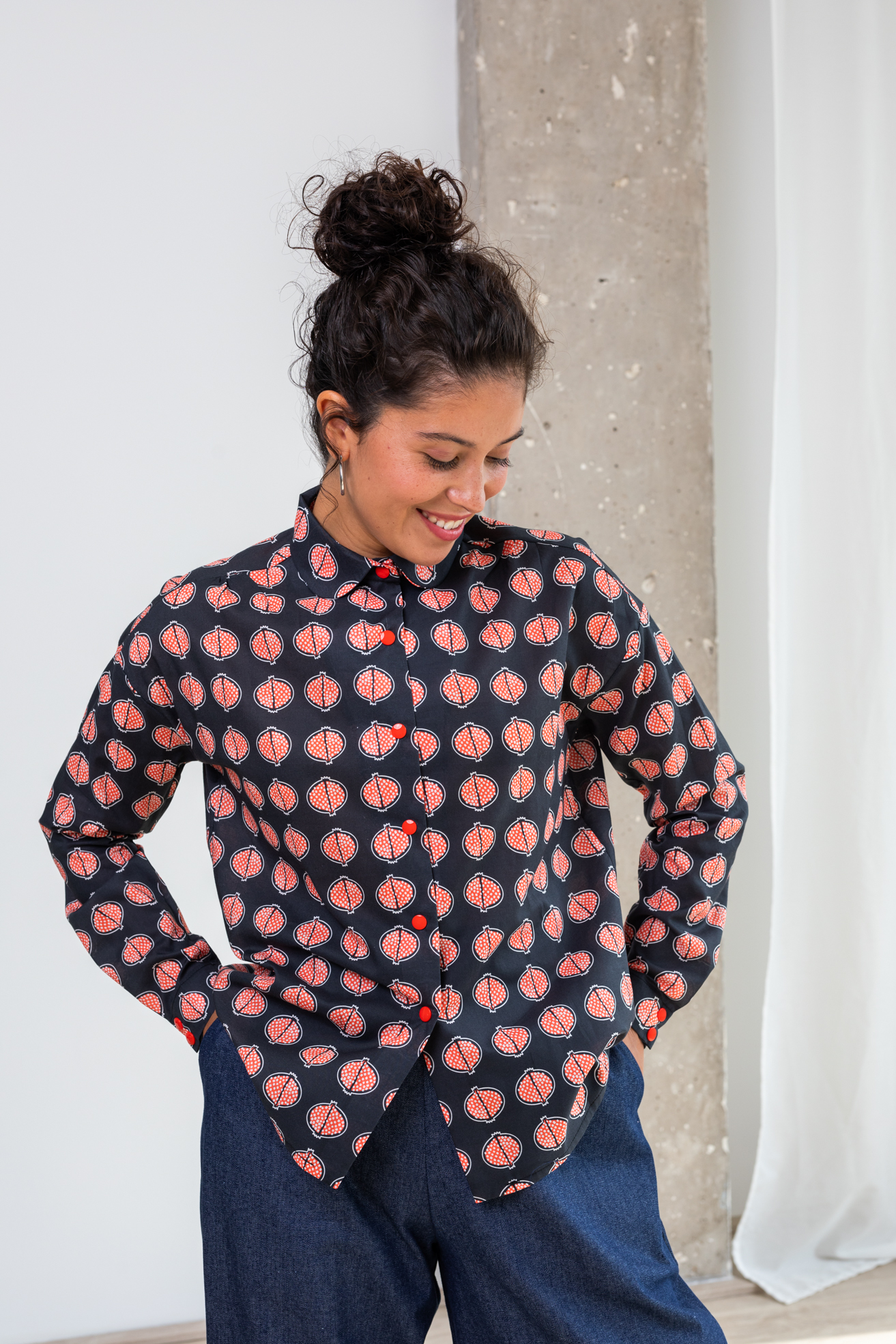 Camisa Pomegranates