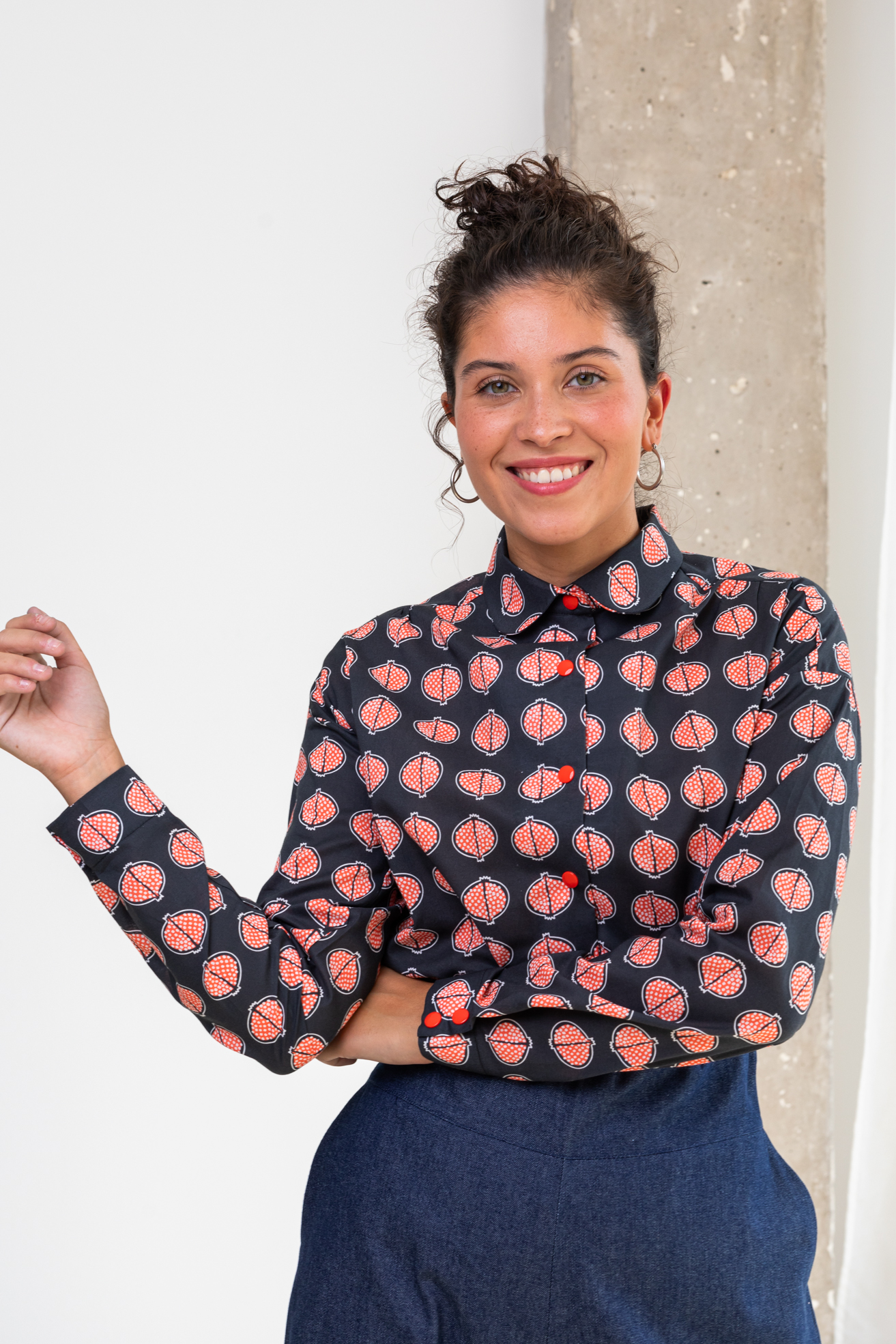 Camisa Pomegranates