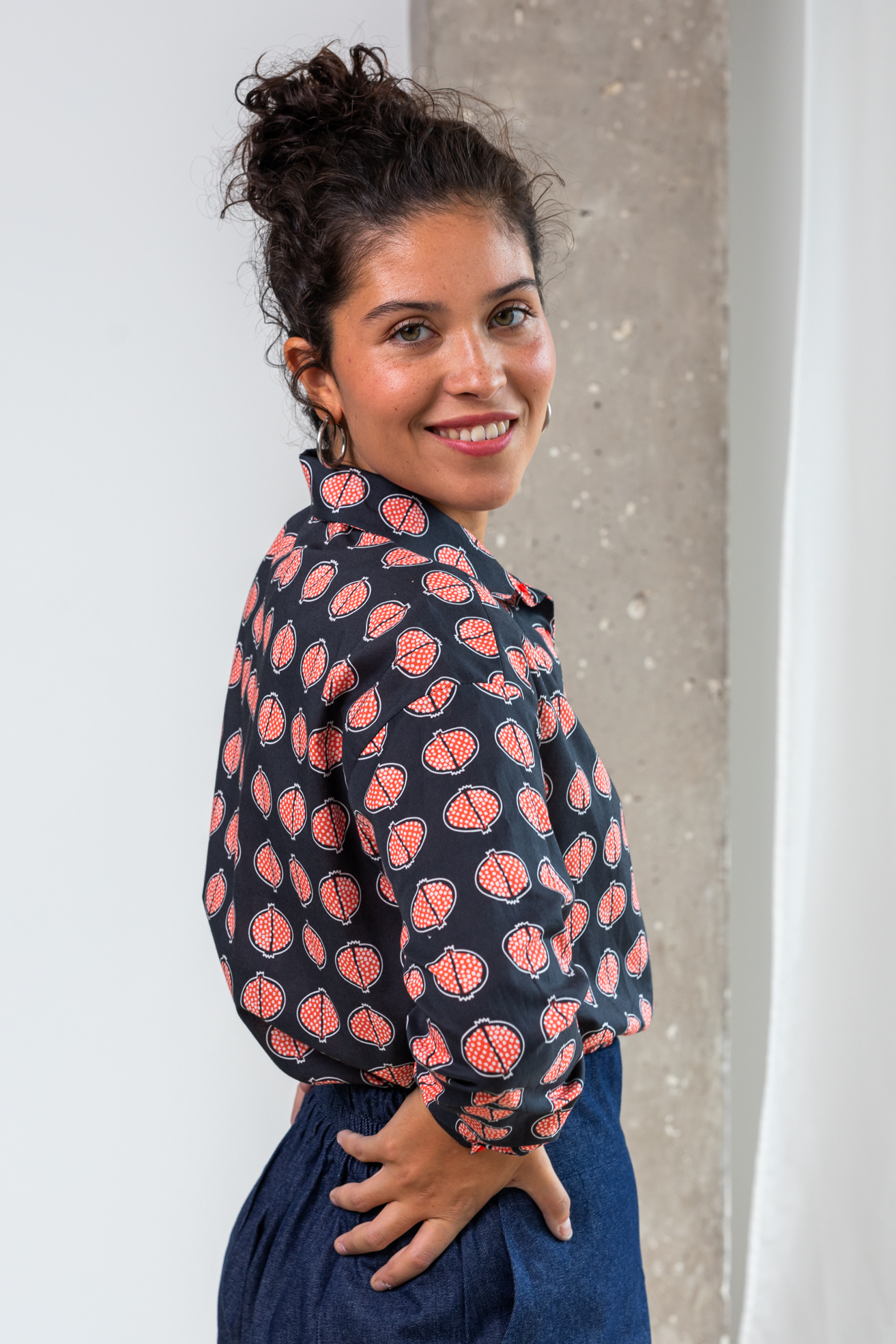 Camisa Pomegranates