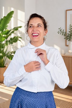 Camisa Cuello Bebé Blanco