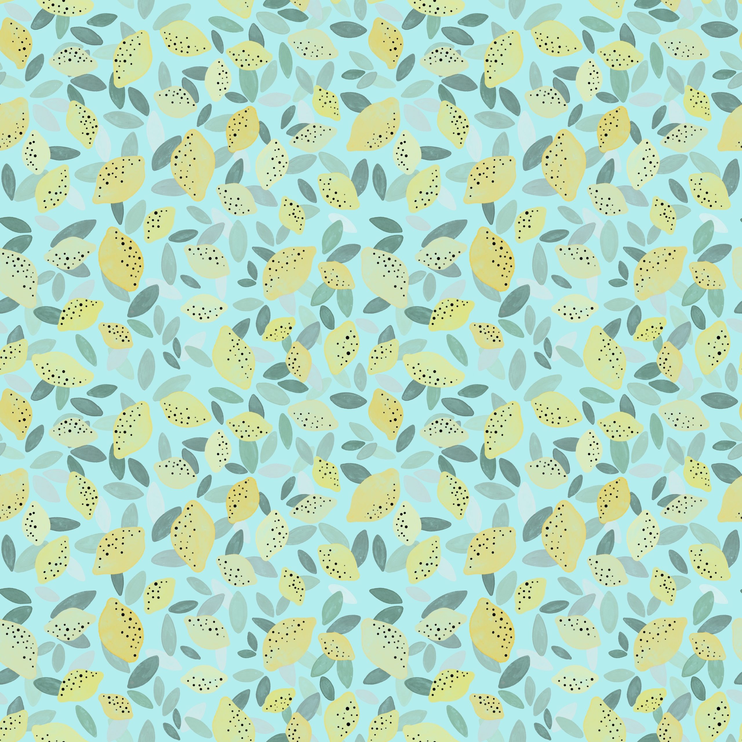 Tela de Voile 100% Algodón Orgánico Soft Lemons