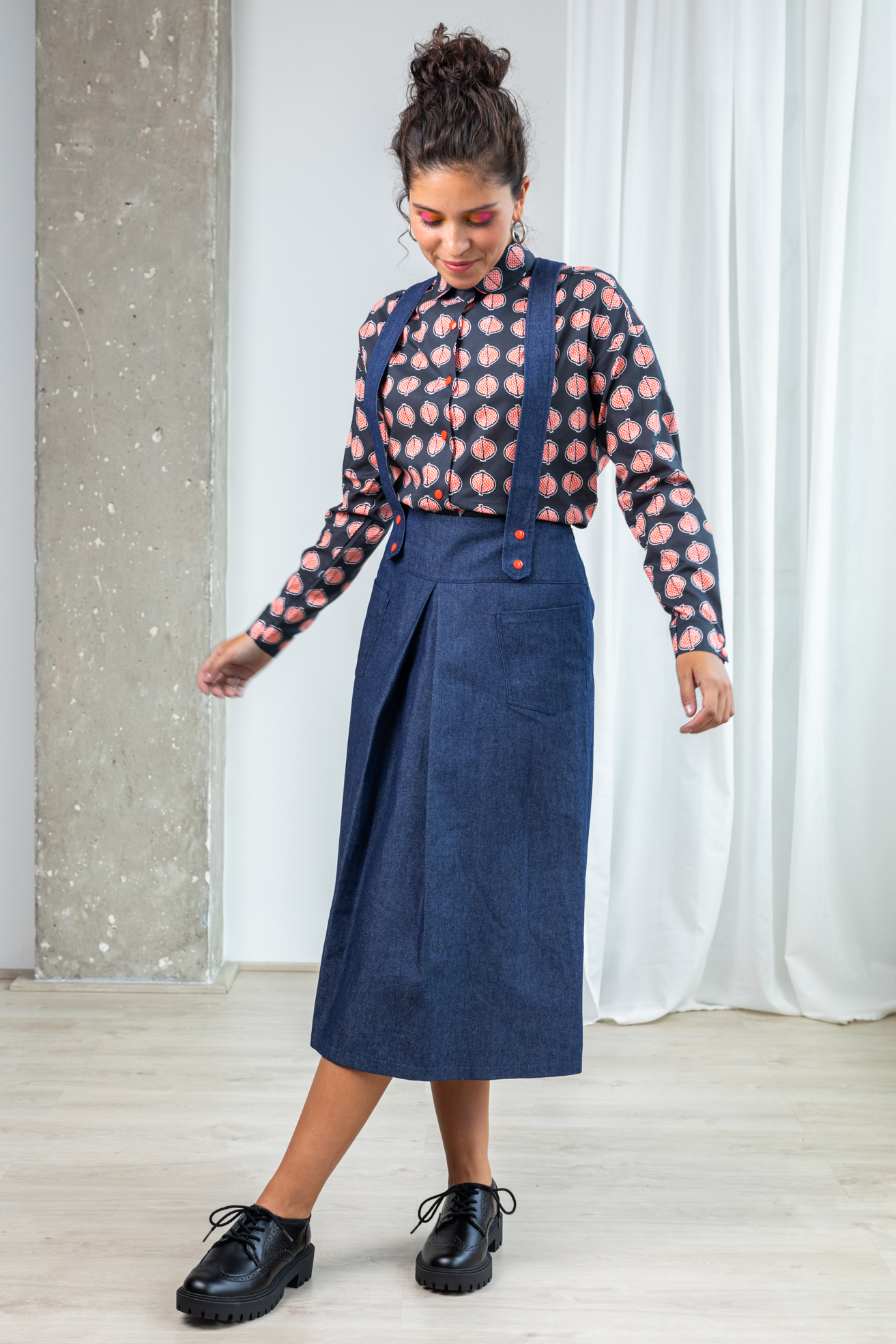 Falda Tirantes Denim