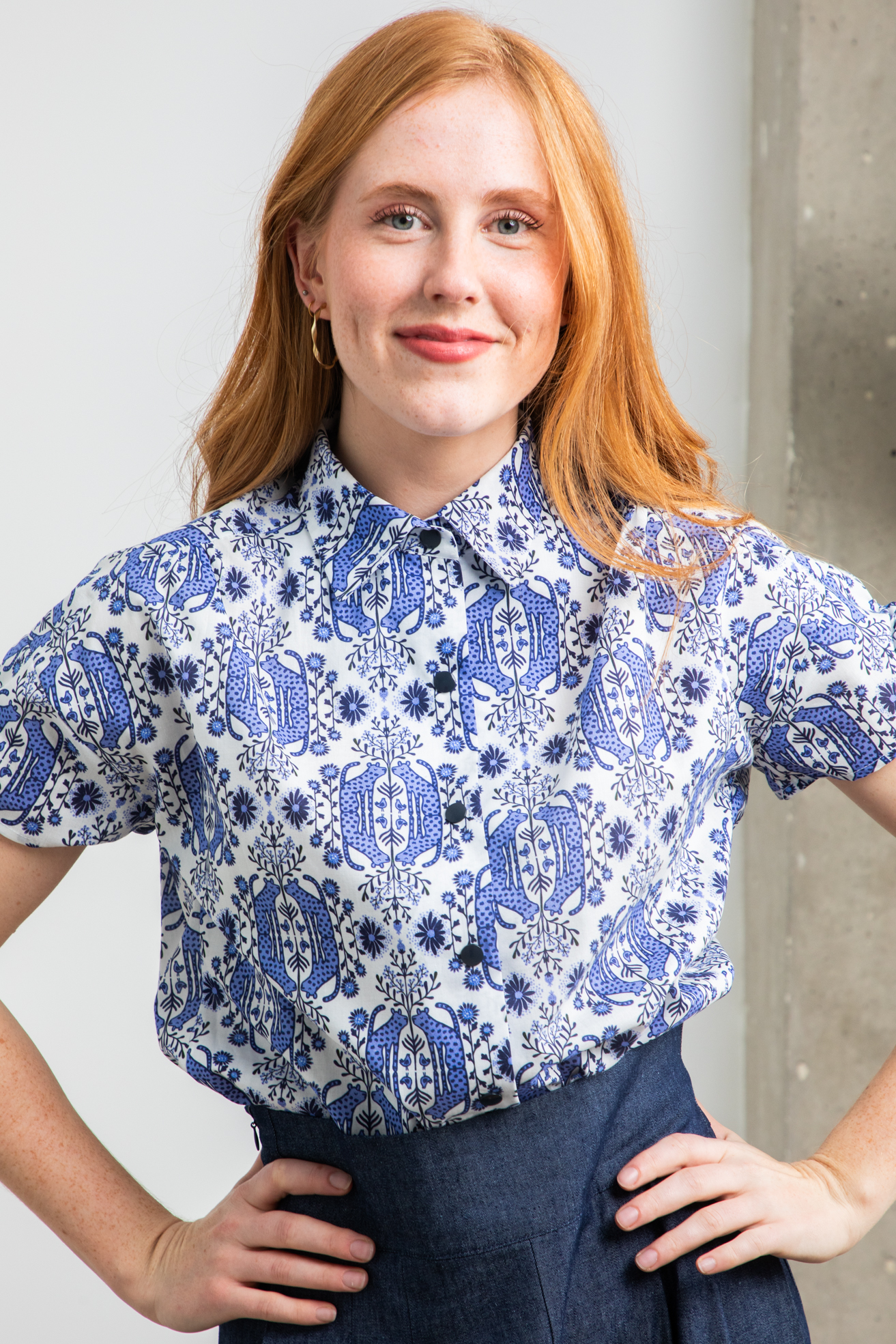 Camisa Leopard Tiles
