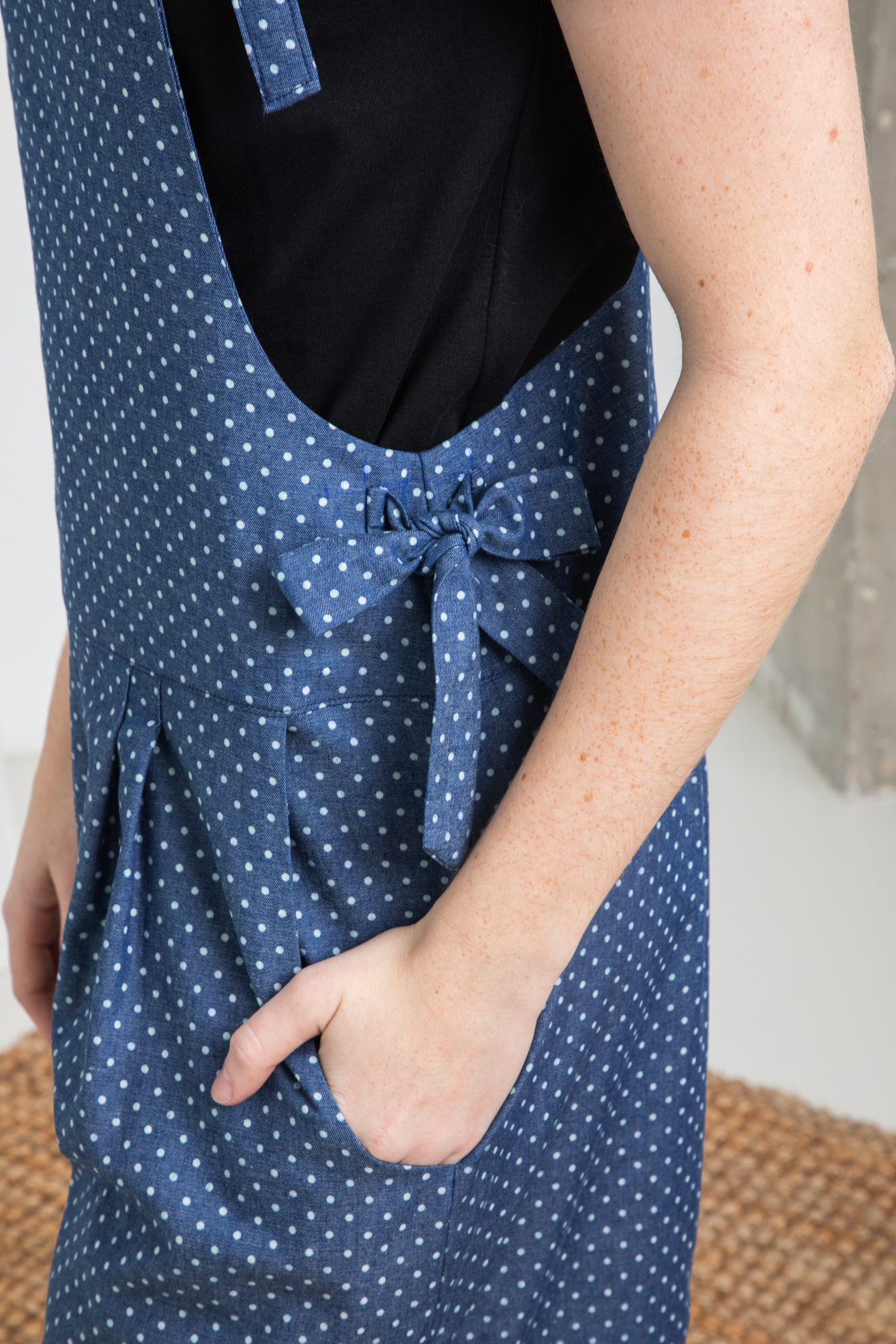 Peto Denim Lunares