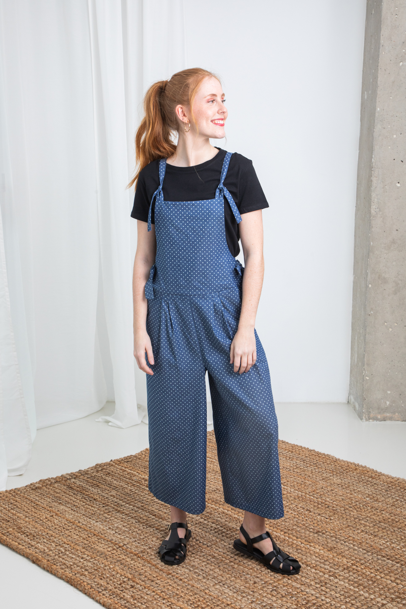 Peto Denim Lunares