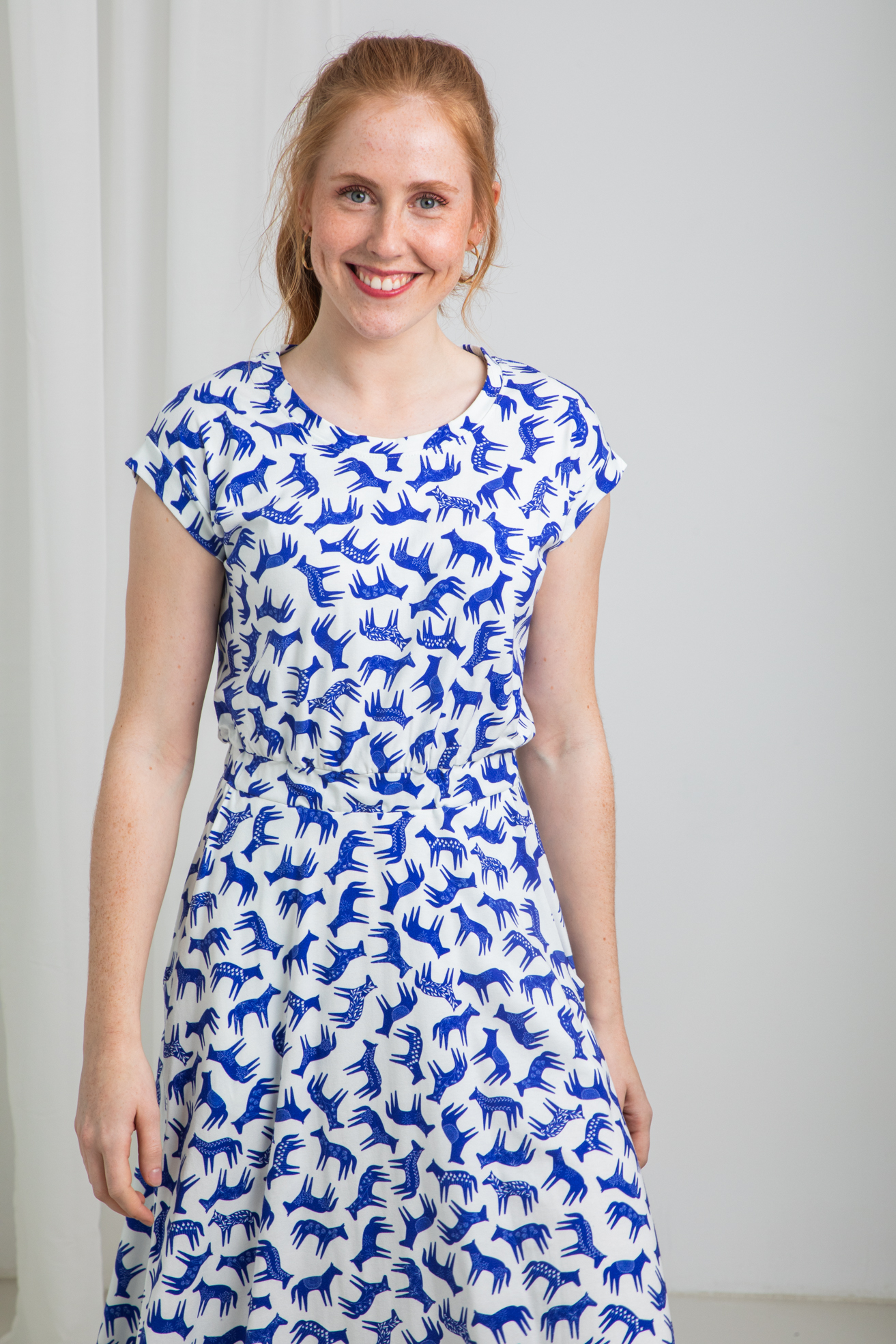 Vestido Blue Horses