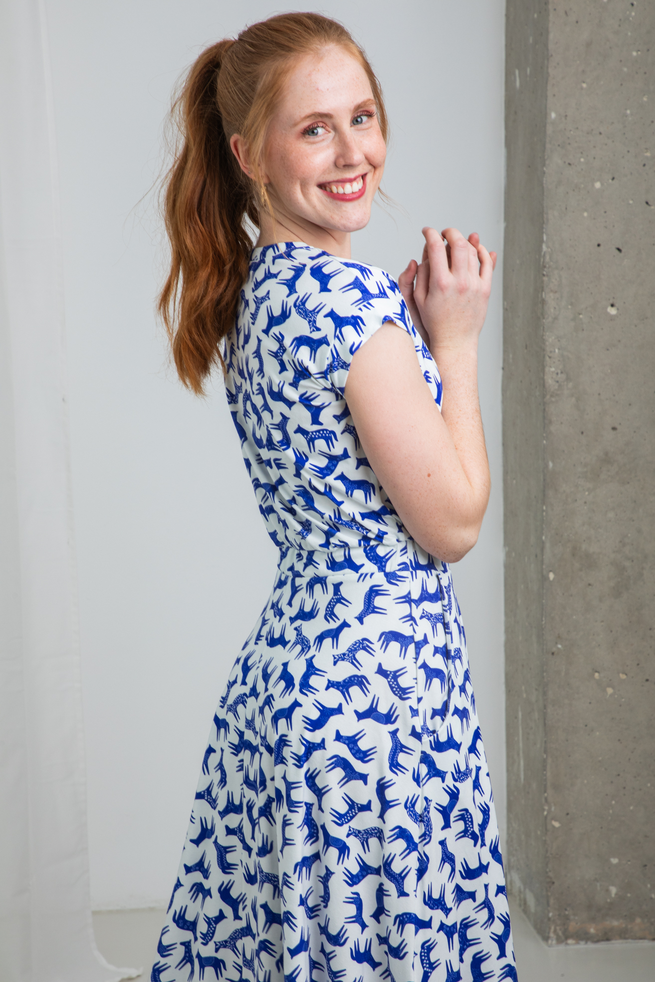 Vestido Blue Horses