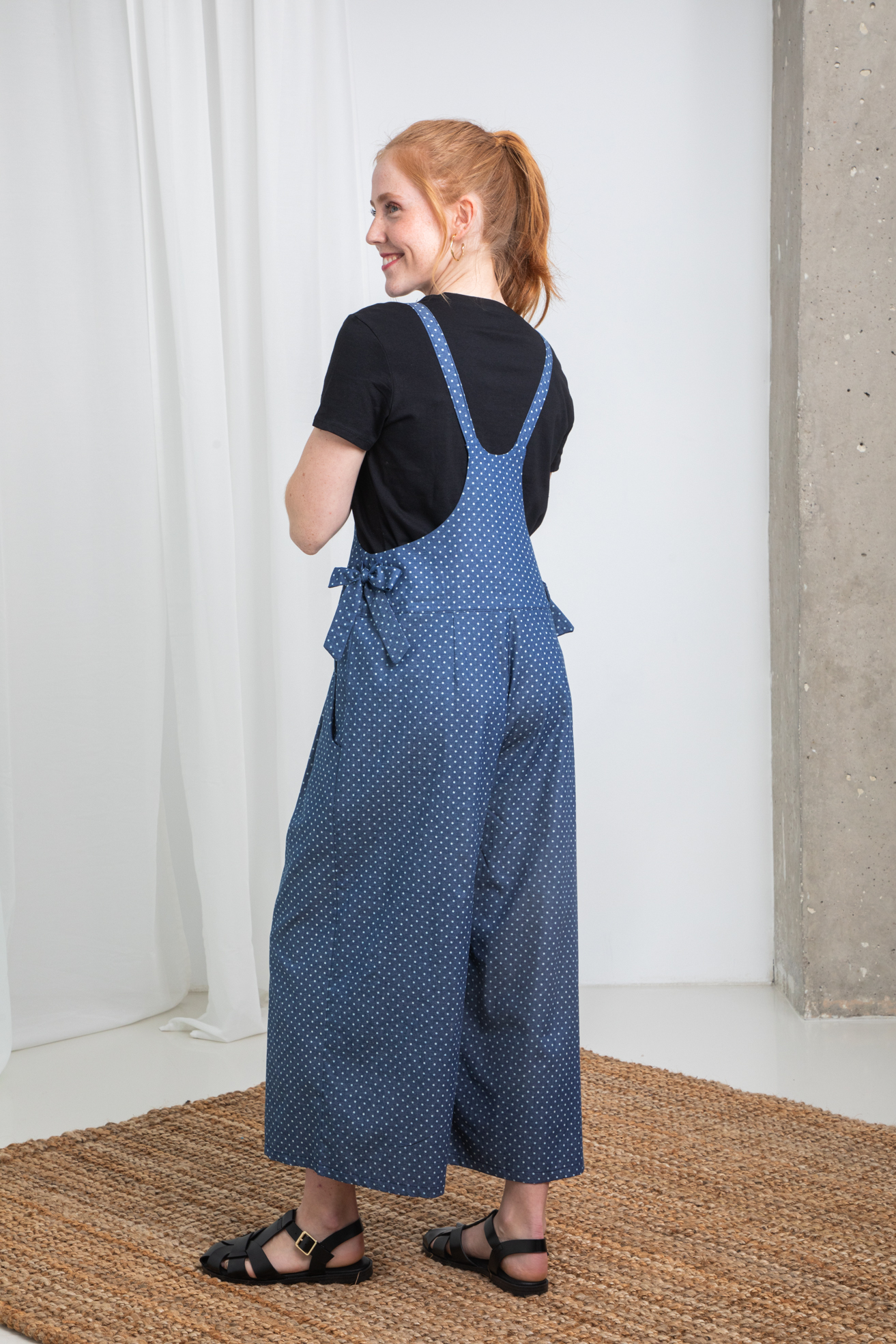 Peto Denim Lunares