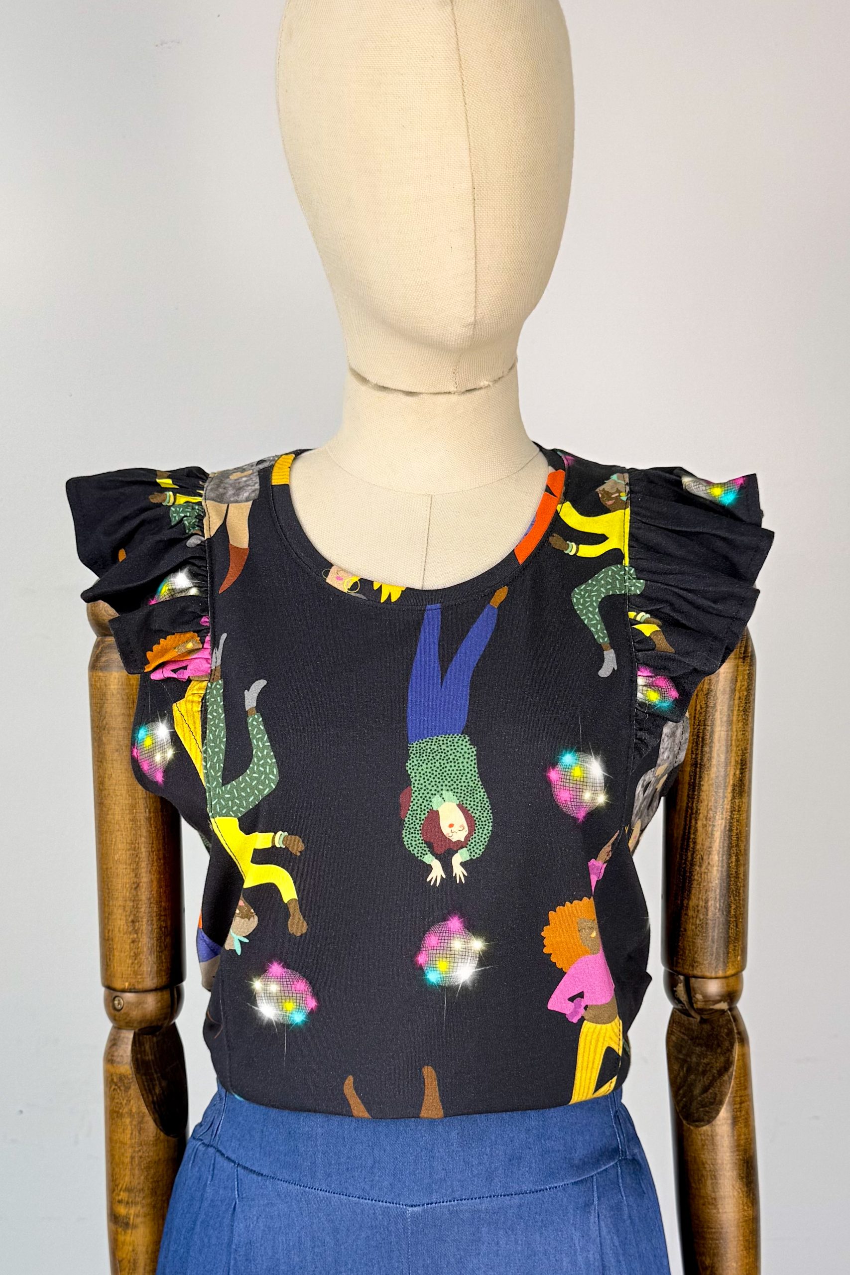 Top Volantes Dancing Queen M/L