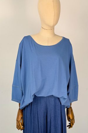 Top M/ Embudo Azulón M/L