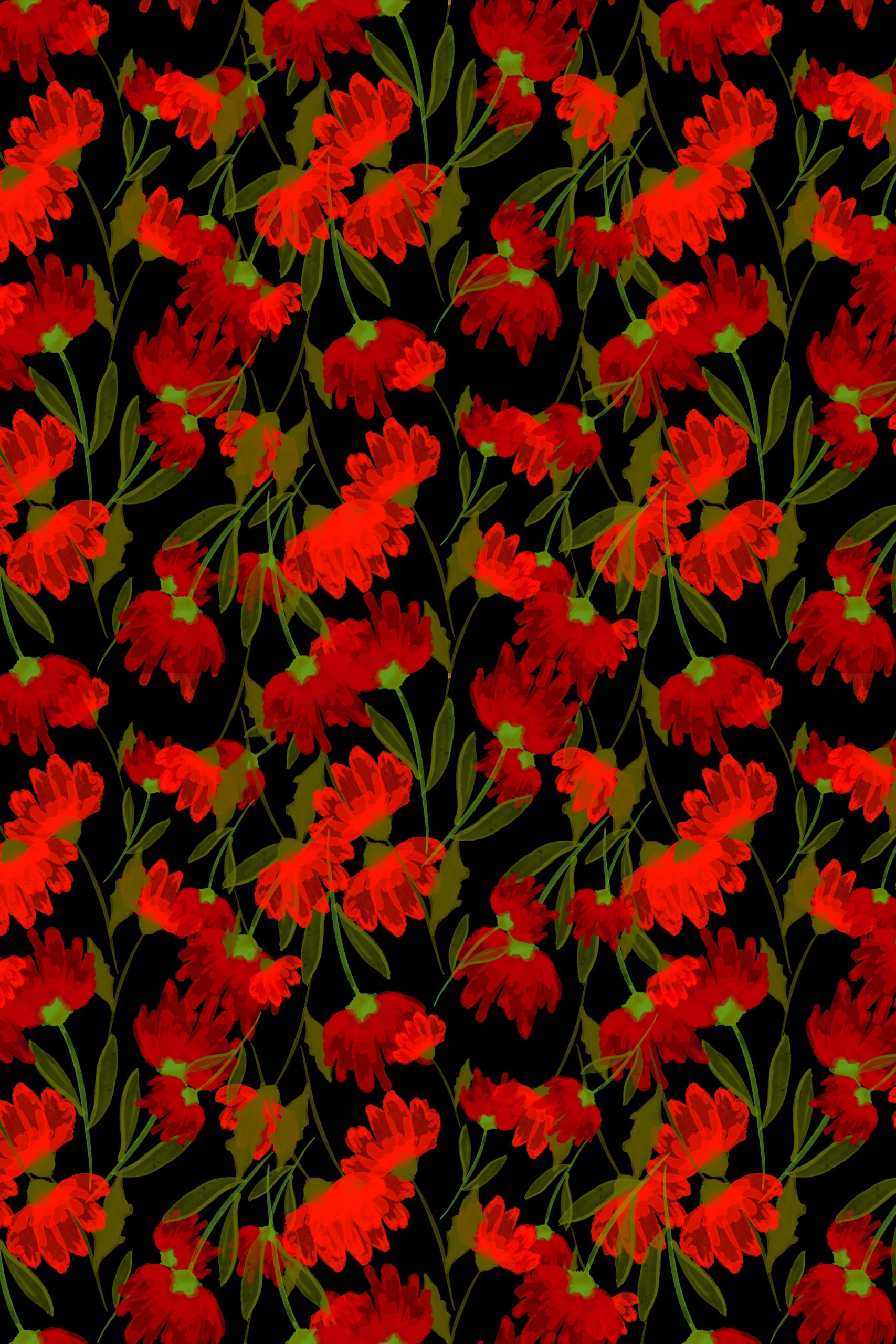 Top M/Corta Poppies