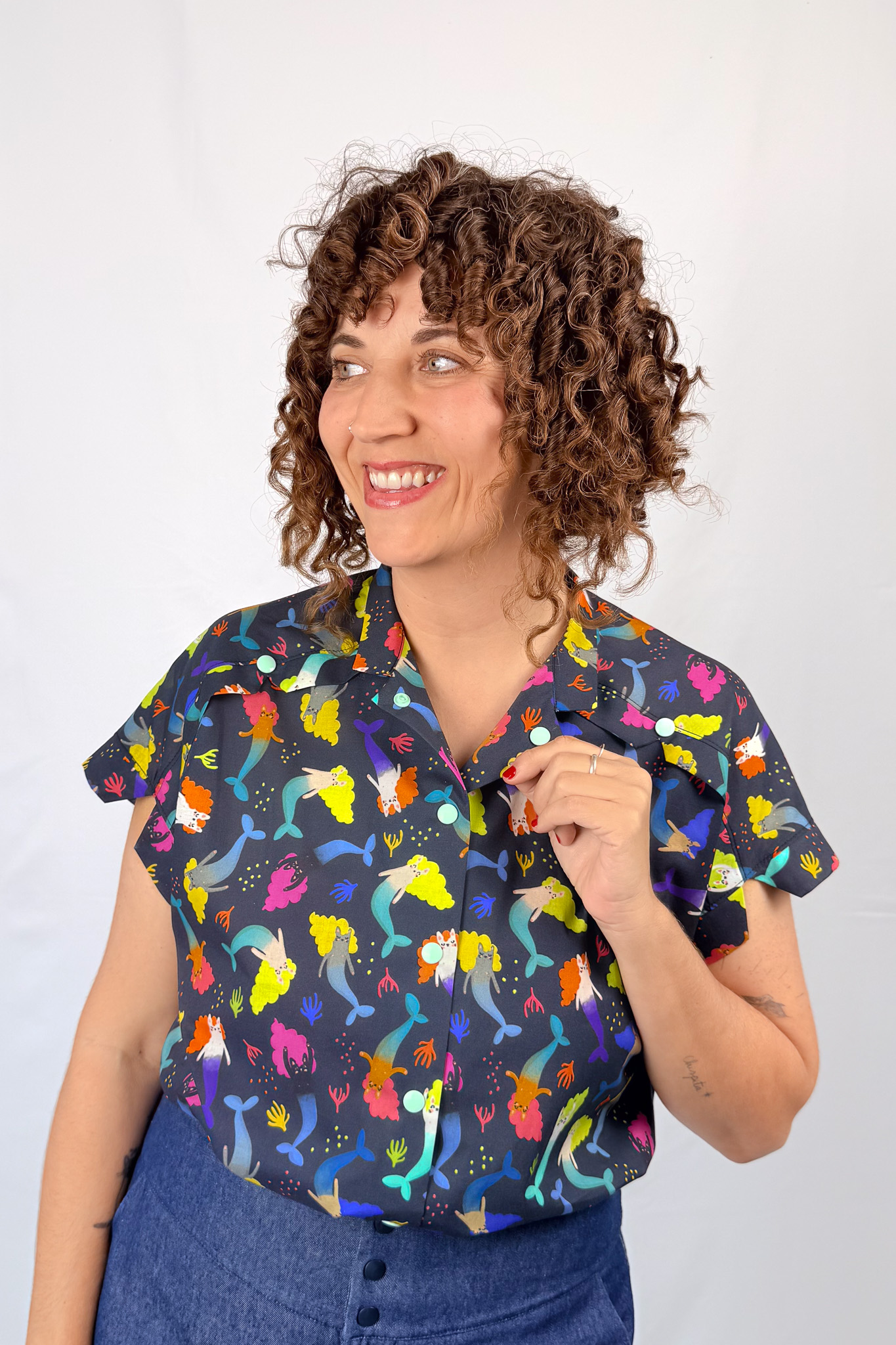 Camisa Mermaid Cats