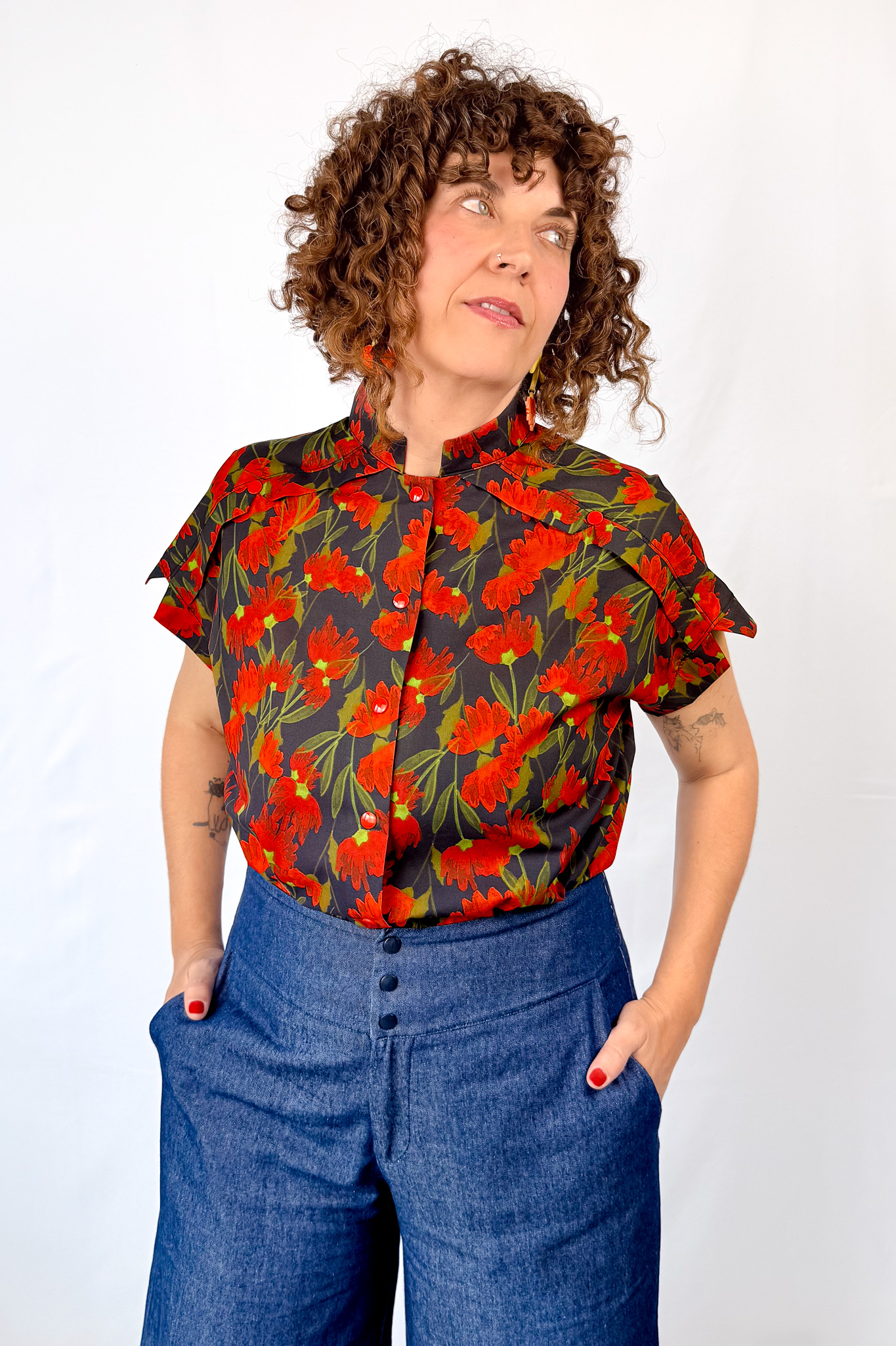 Camisa Poppies
