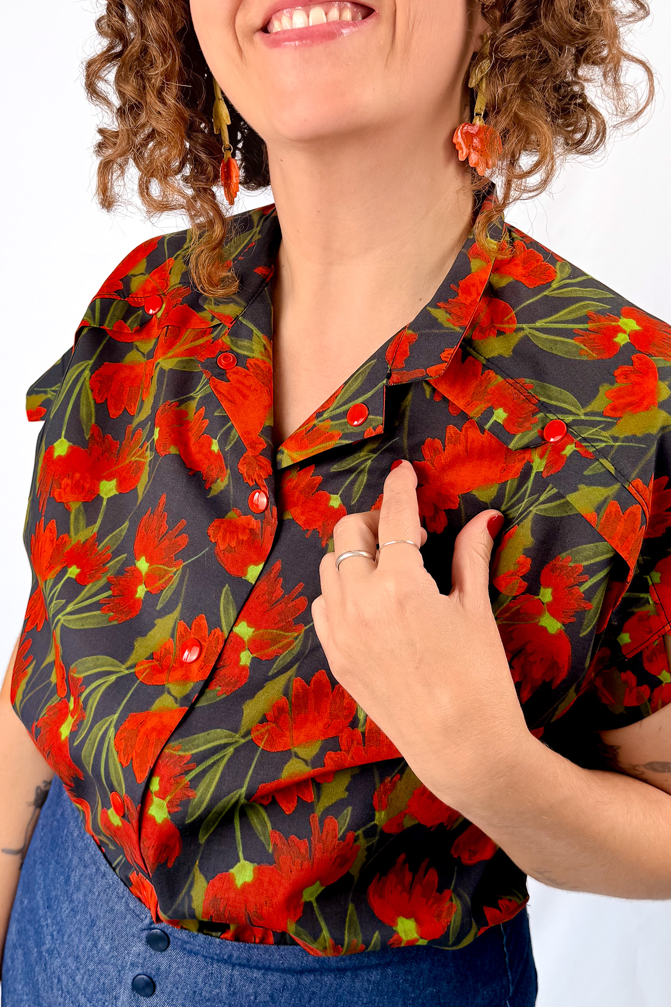 Camisa Poppies