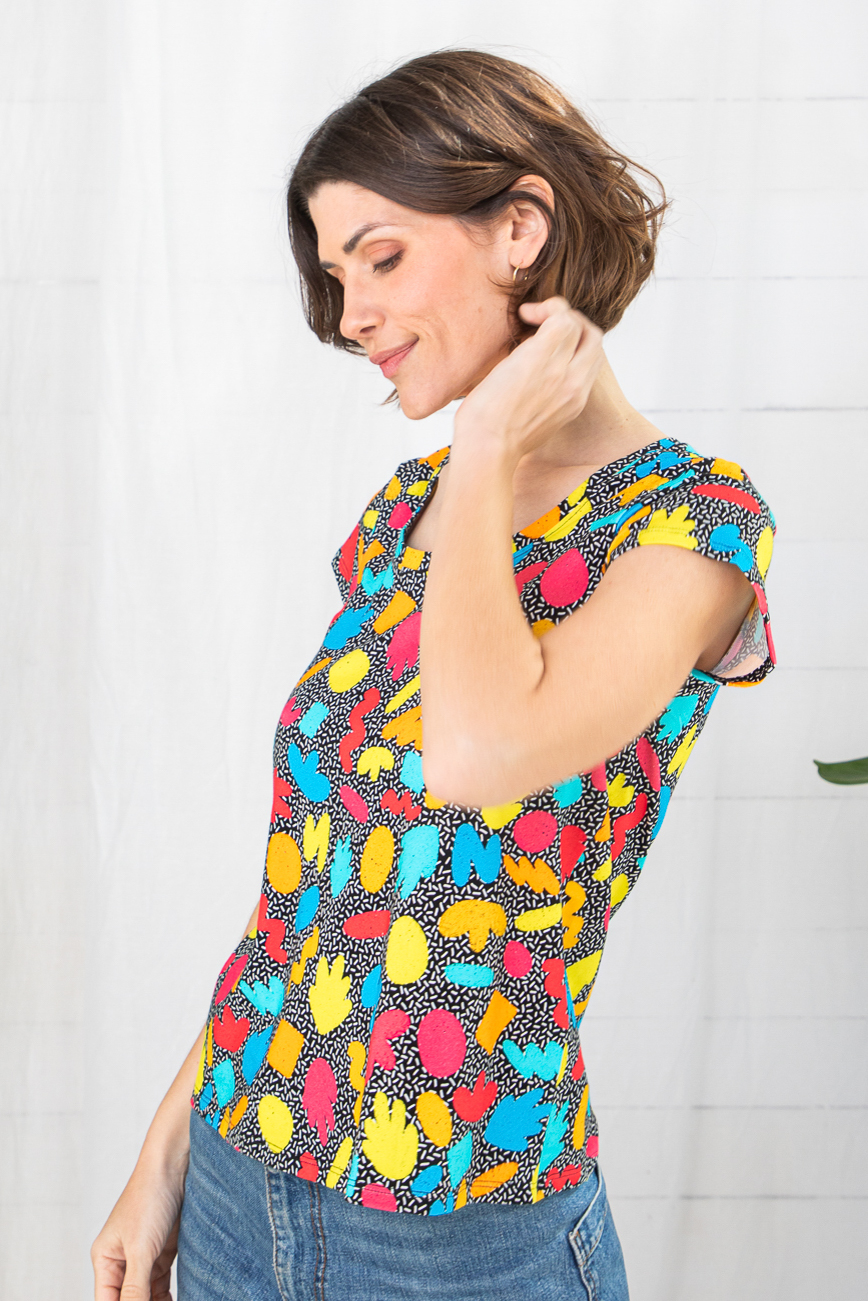 Top M/Corta Fluor Shapes