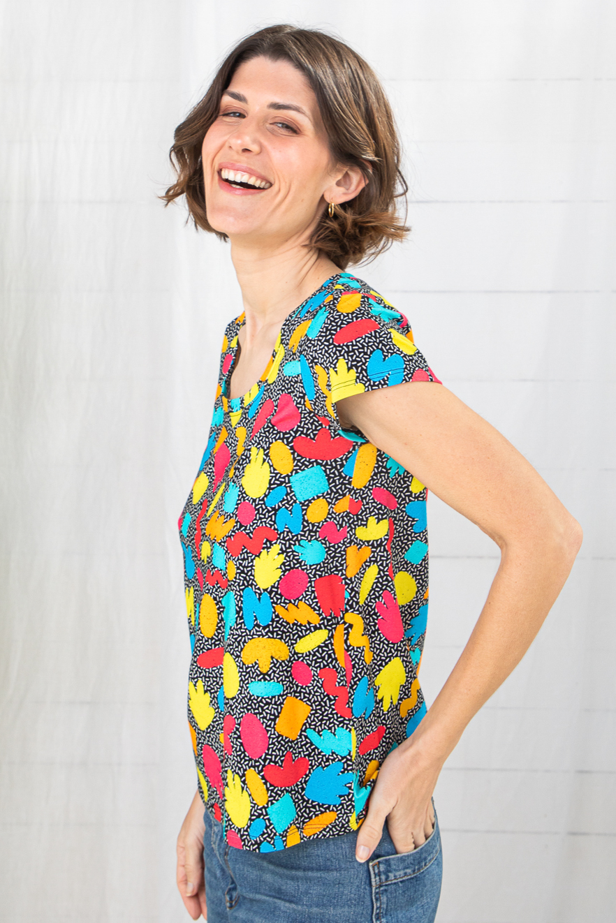 Top M/Corta Fluor Shapes