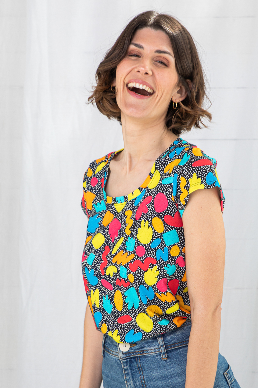 Top M/Corta Fluor Shapes