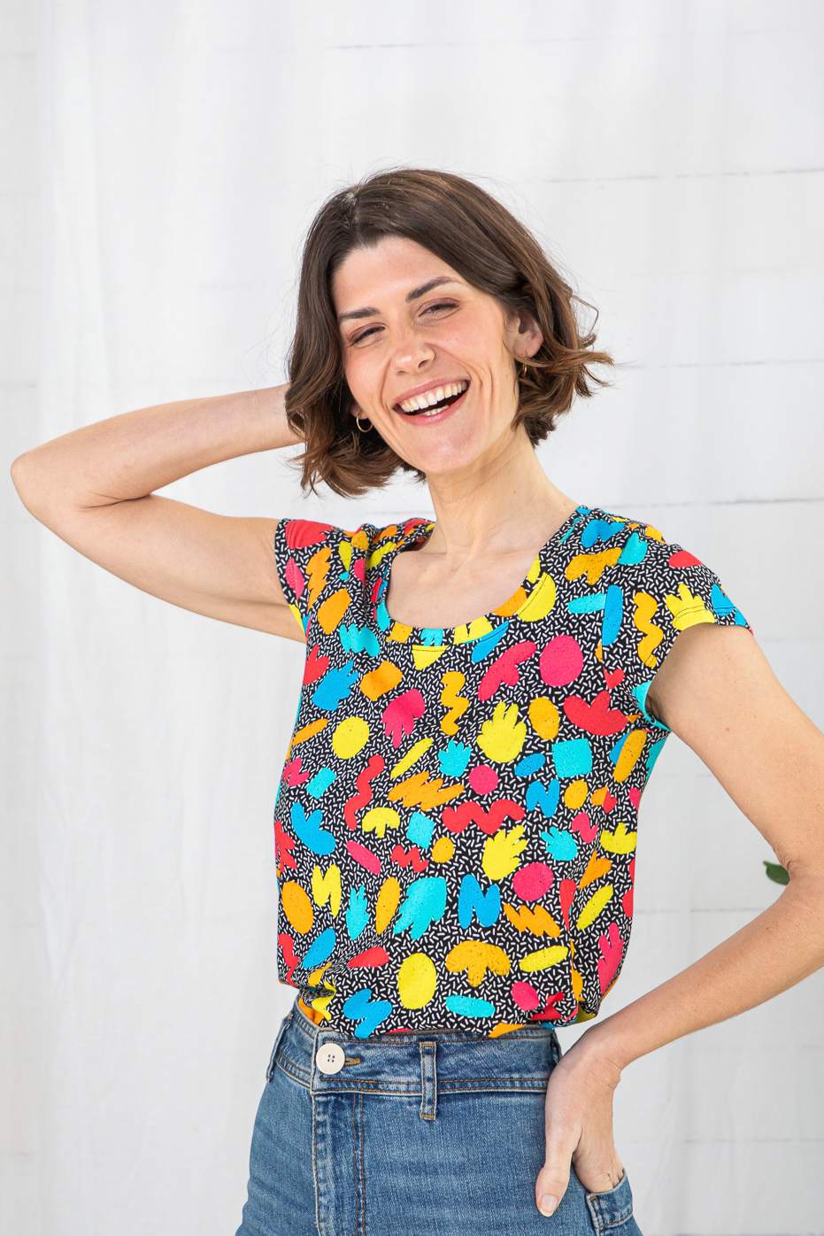 Top M/Corta Fluor Shapes