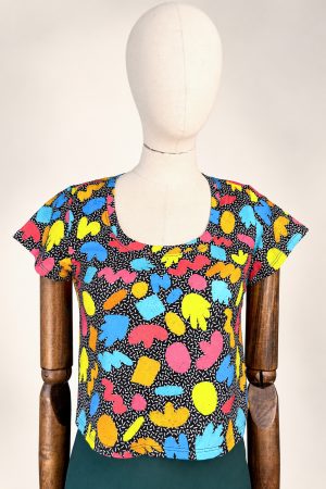Crop Top S/M Flúor Shapes