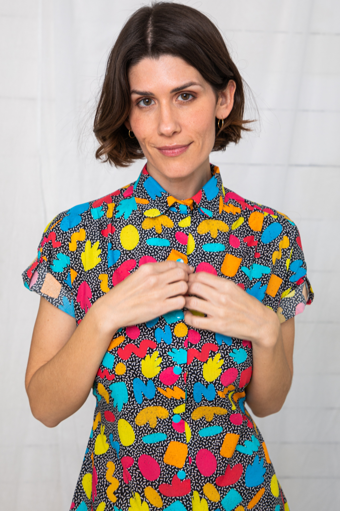 Vestido Camisero Fluor Shapes