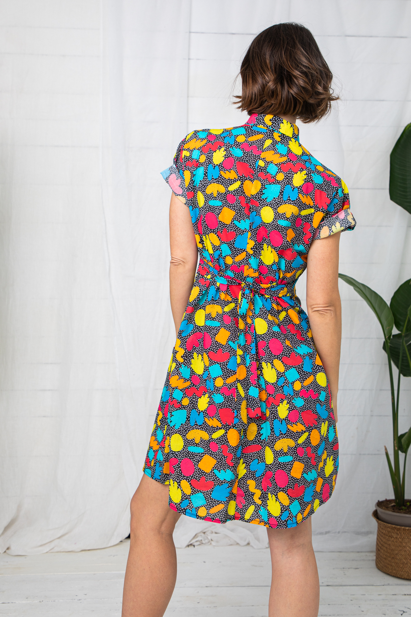 Vestido Camisero Fluor Shapes