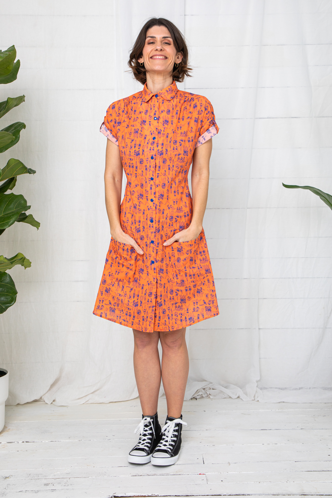 Vestido Camisero Vintage Swimmers