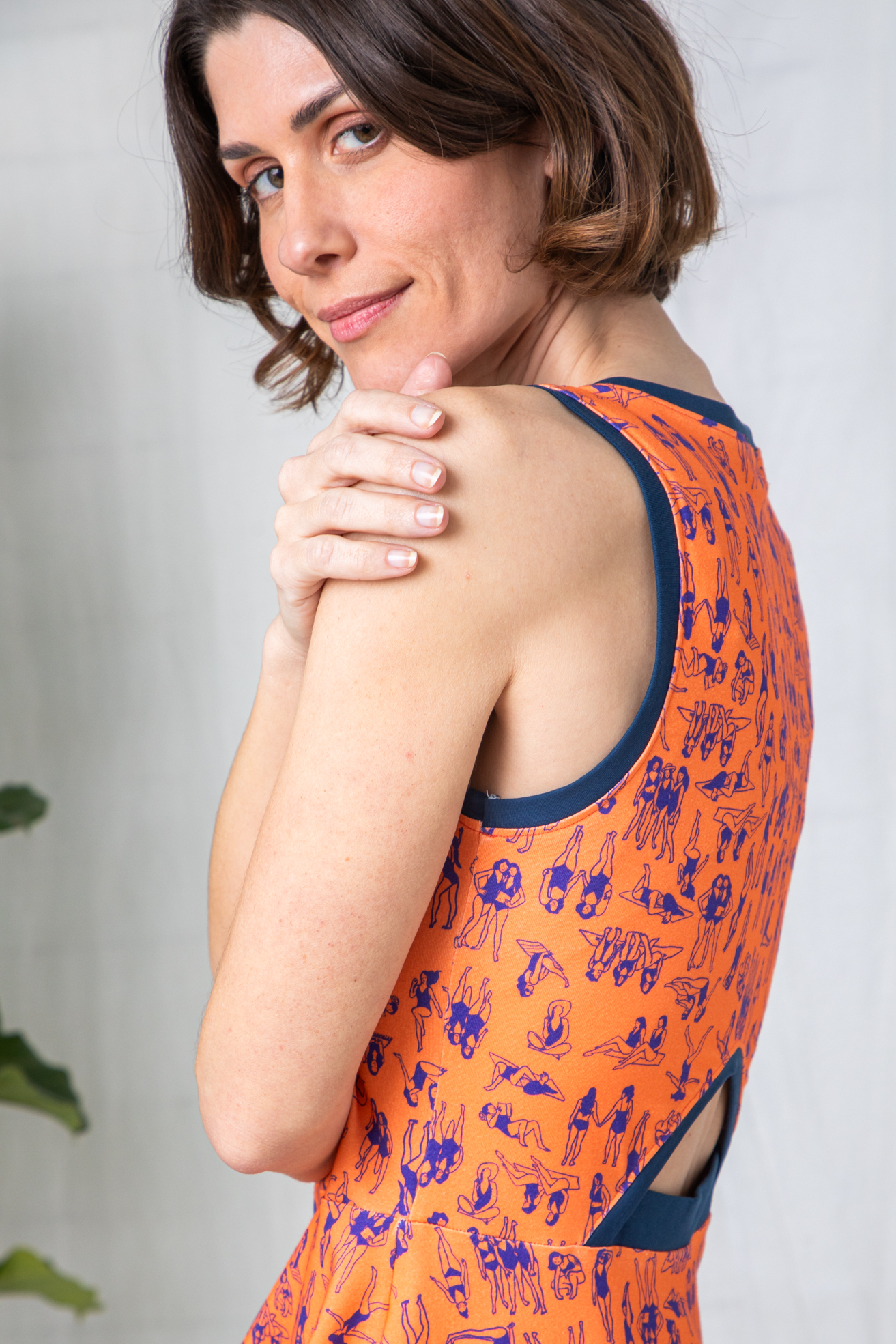 Vestido Punto Vintage Swimmers