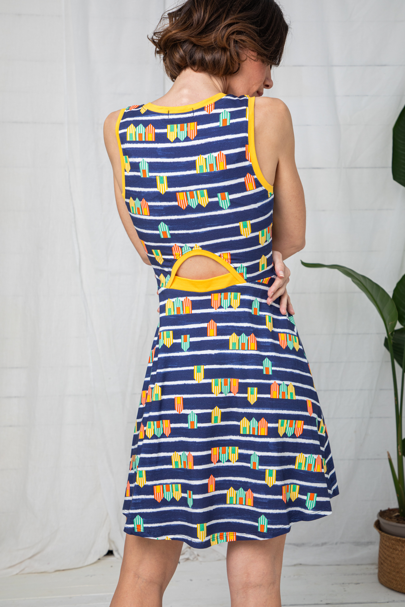 Vestido Punto Beach Huts