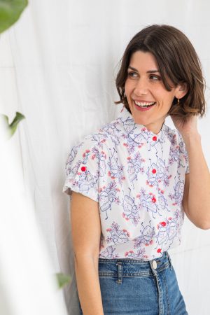Camisa Blooming Hearts