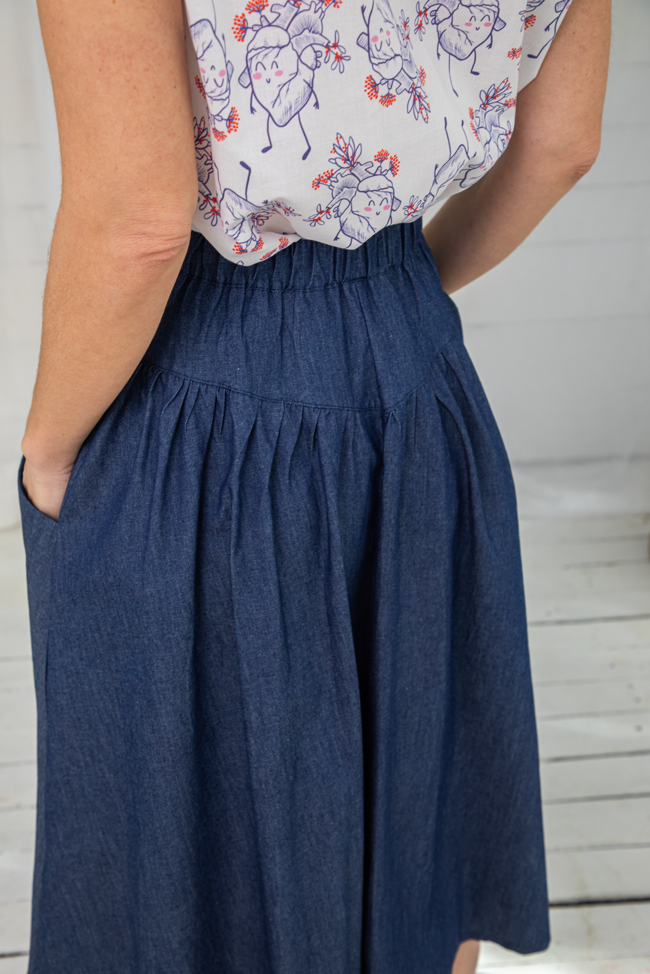 Falda Raw Denim