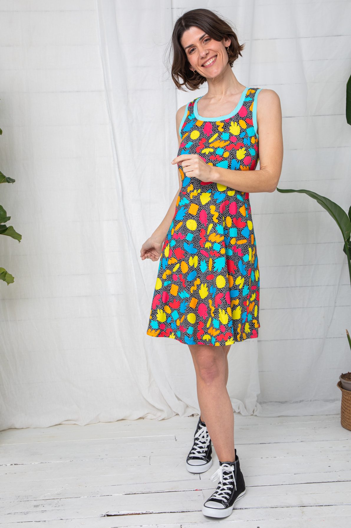 Vestido Punto Fluor Shapes