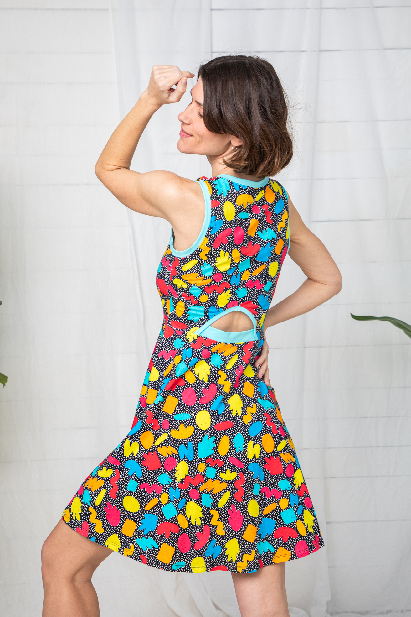 Vestido Punto Fluor Shapes