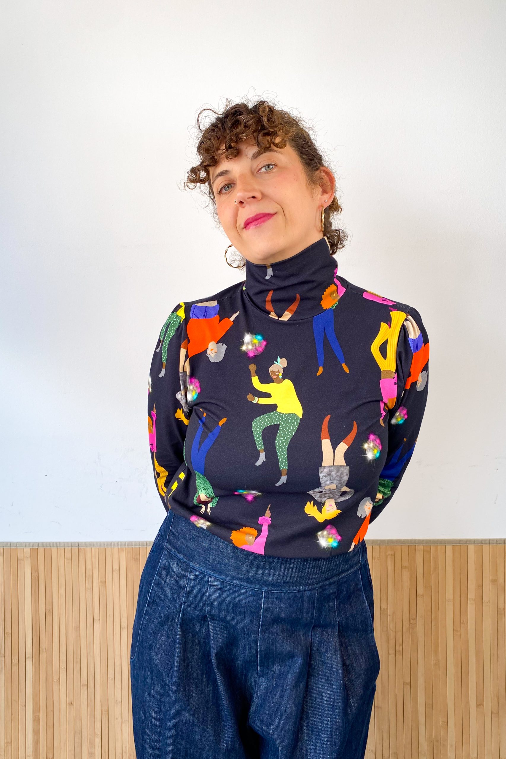 Top Cuello Alto Dancing Queen