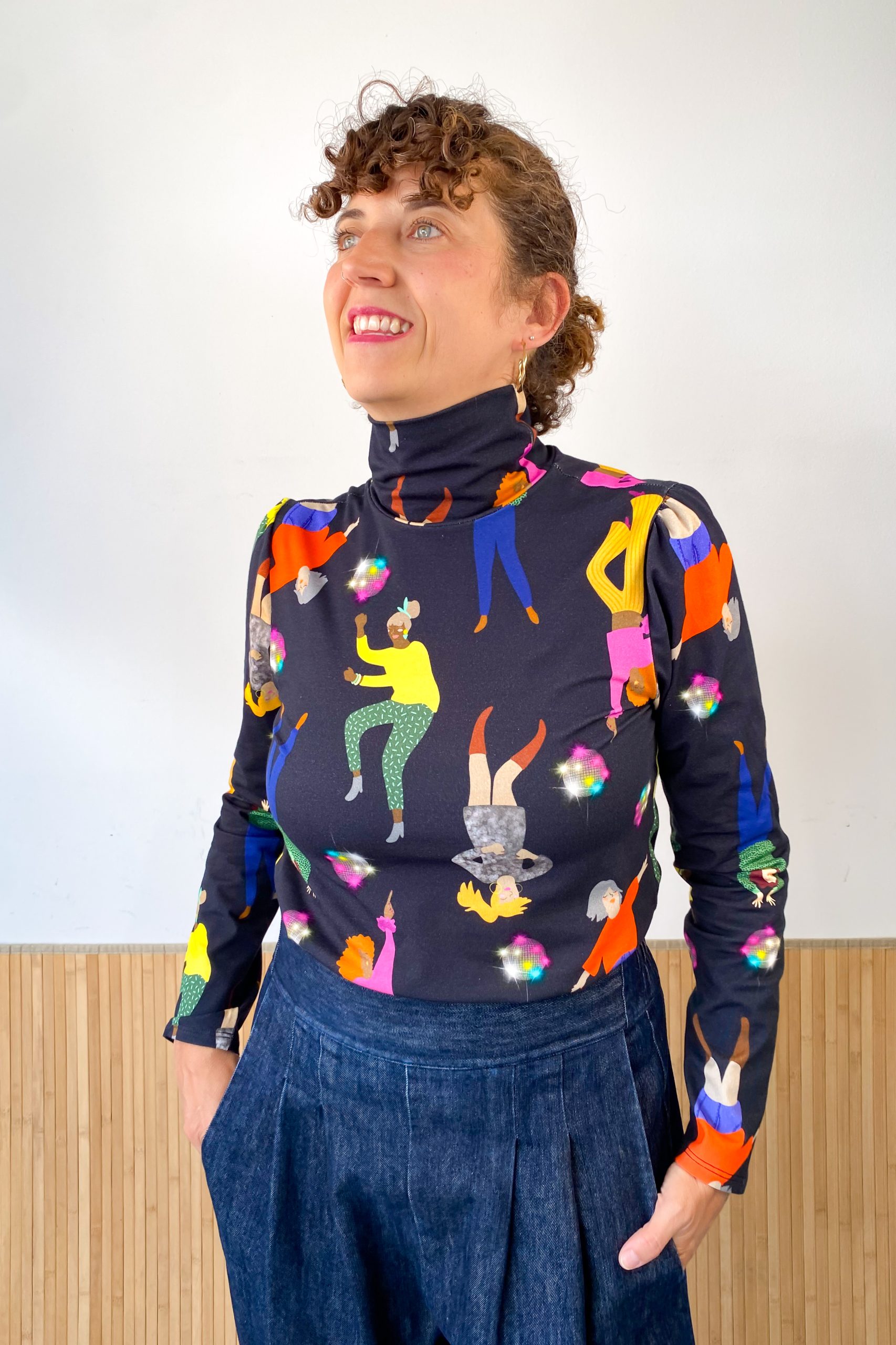 Top Cuello Alto Dancing Queen