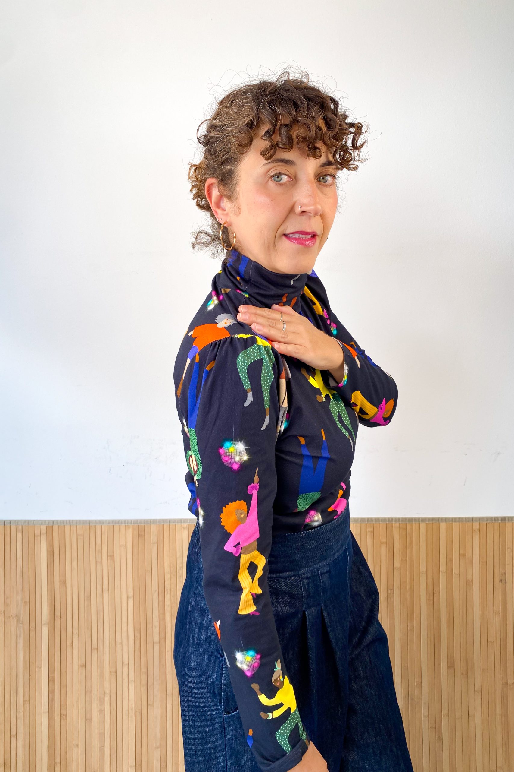 Top Cuello Alto Dancing Queen