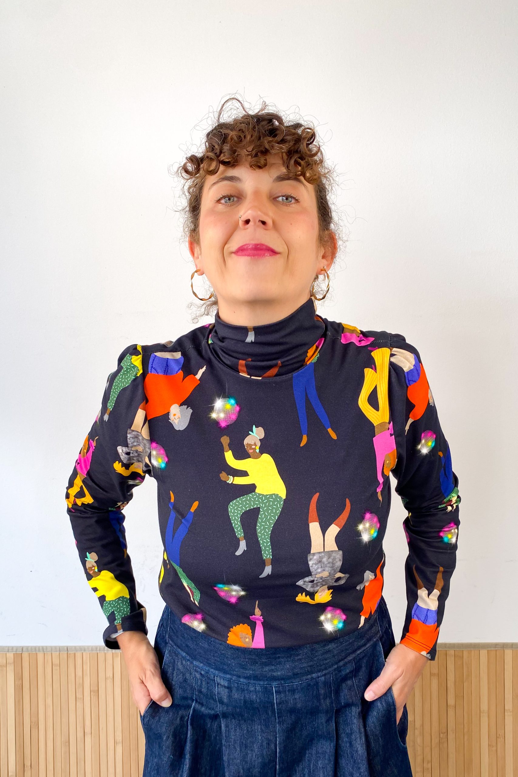 Top Cuello Alto Dancing Queen