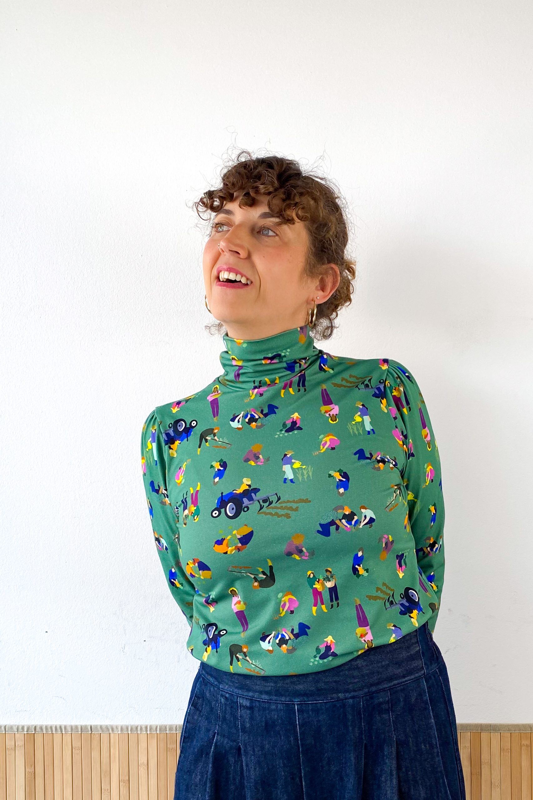 Top Cuello Alto Green Life