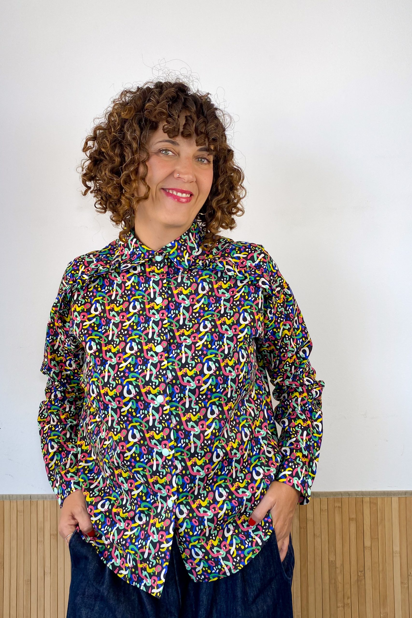 Camisa Volantes Serpentine