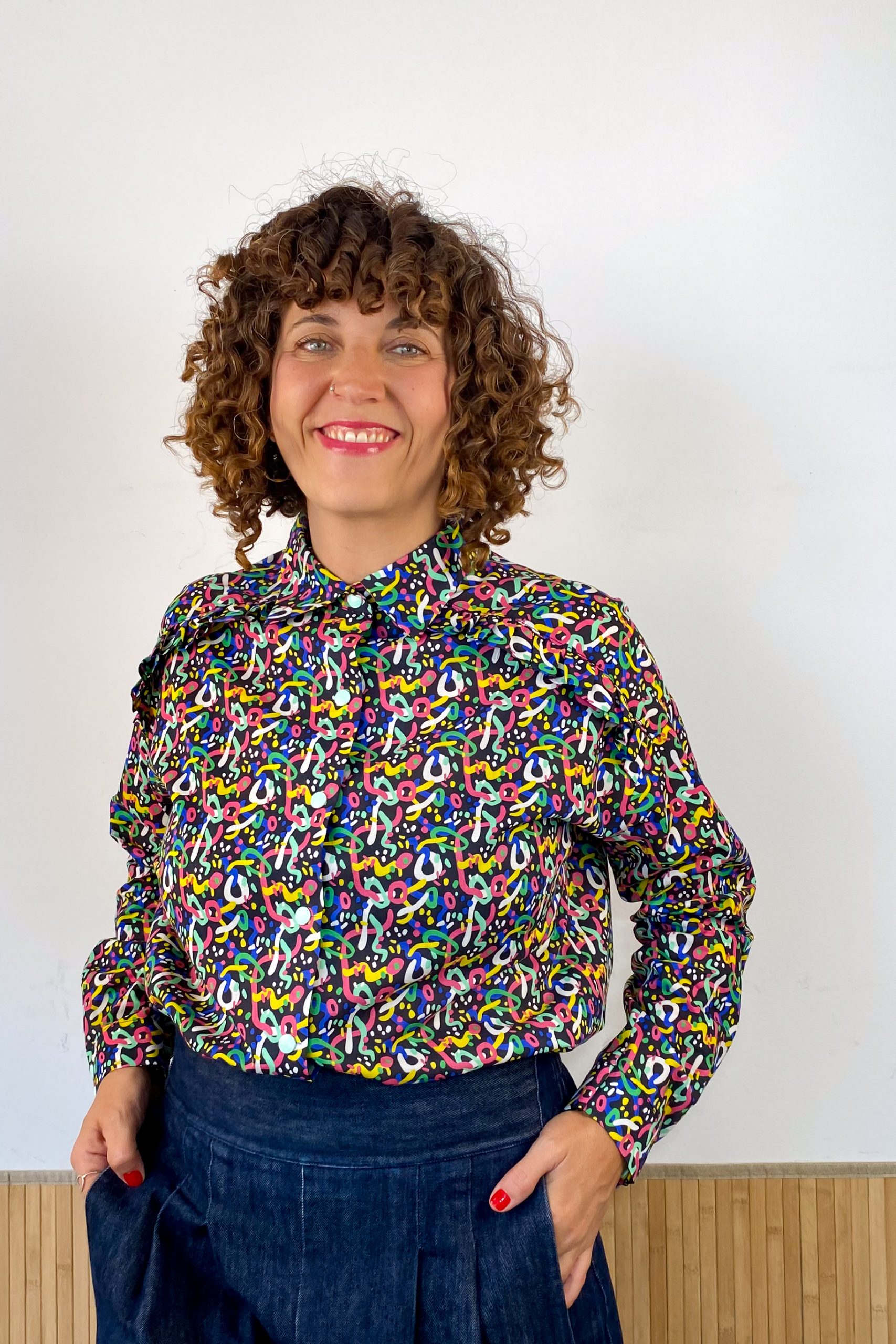 Camisa Volantes Serpentine