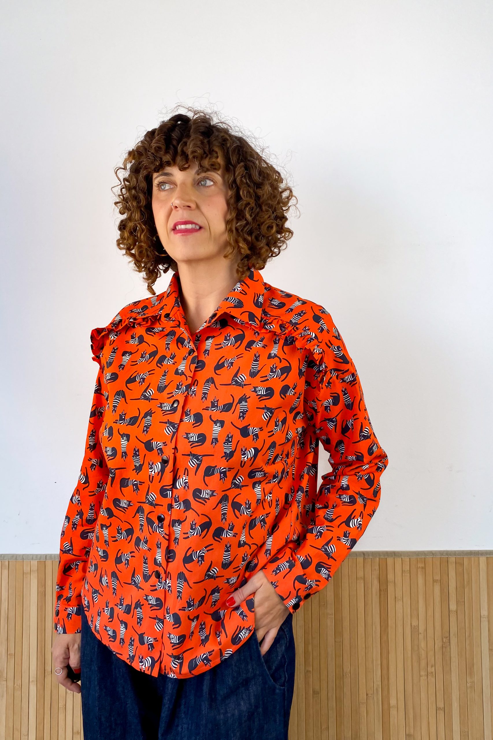Camisa Volantes Caticorns
