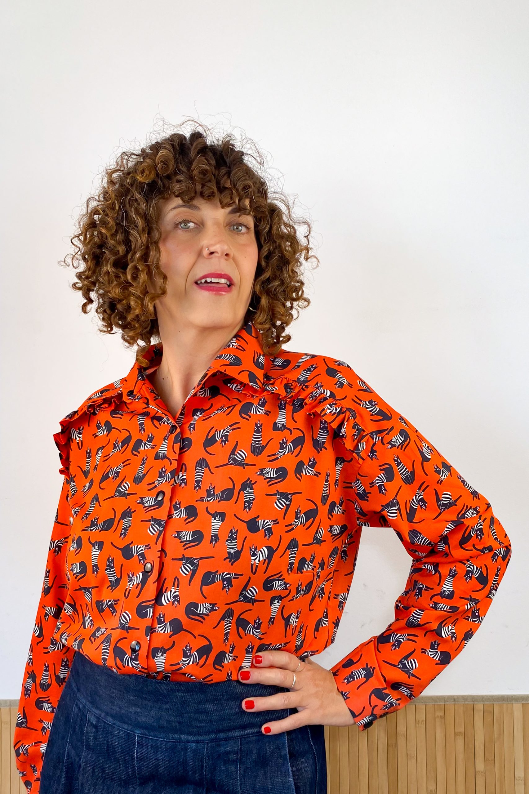 Camisa Volantes Caticorns