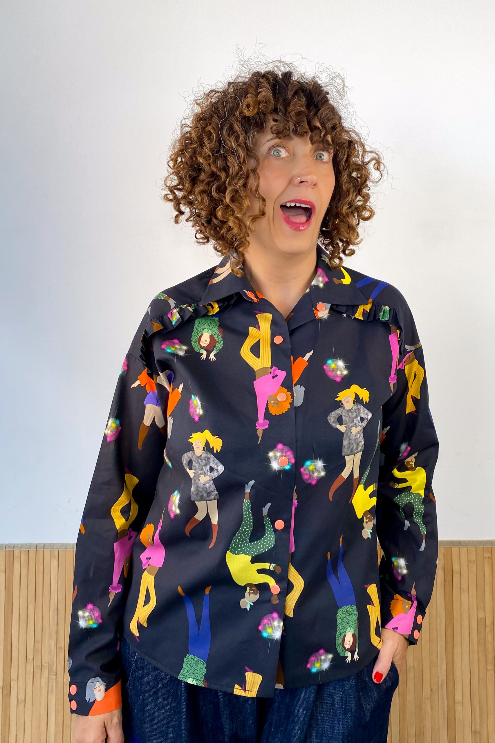 Camisa Volantes Dancing Queen
