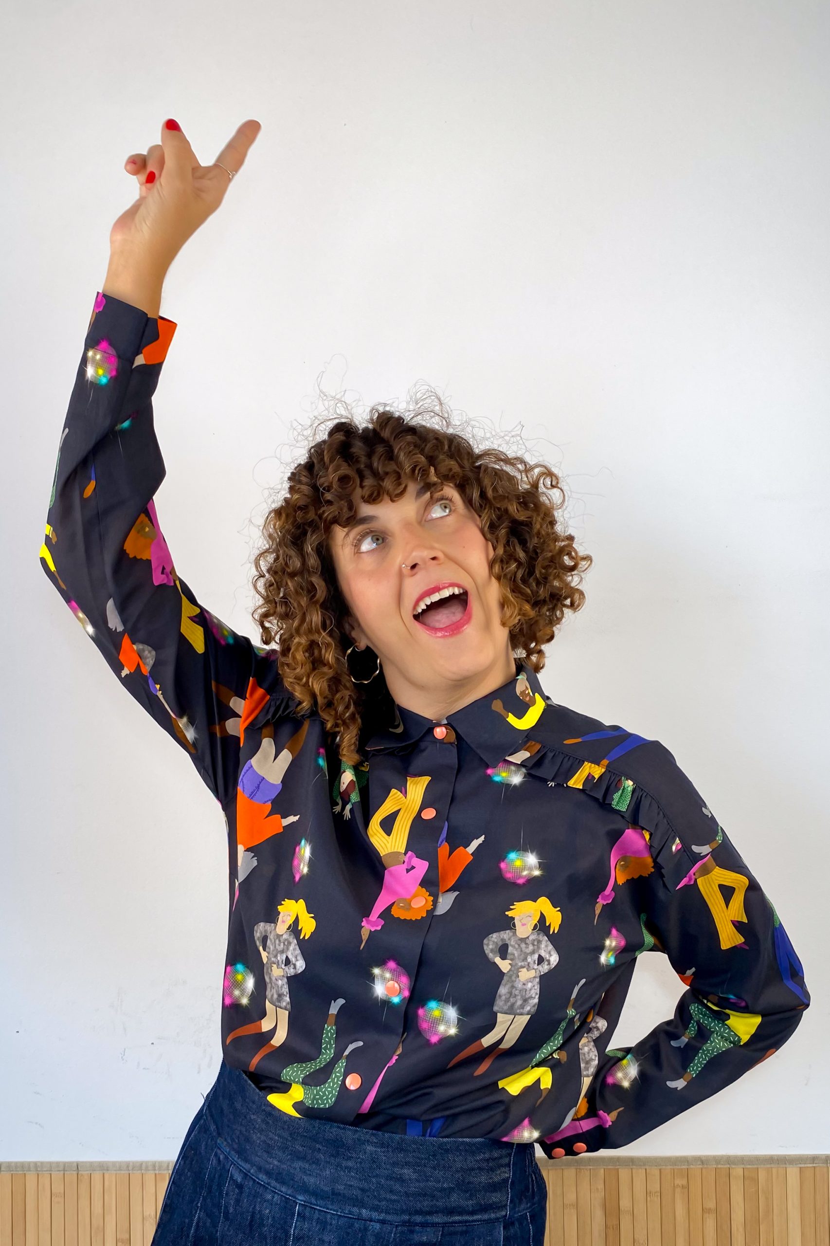 Camisa Volantes Dancing Queen