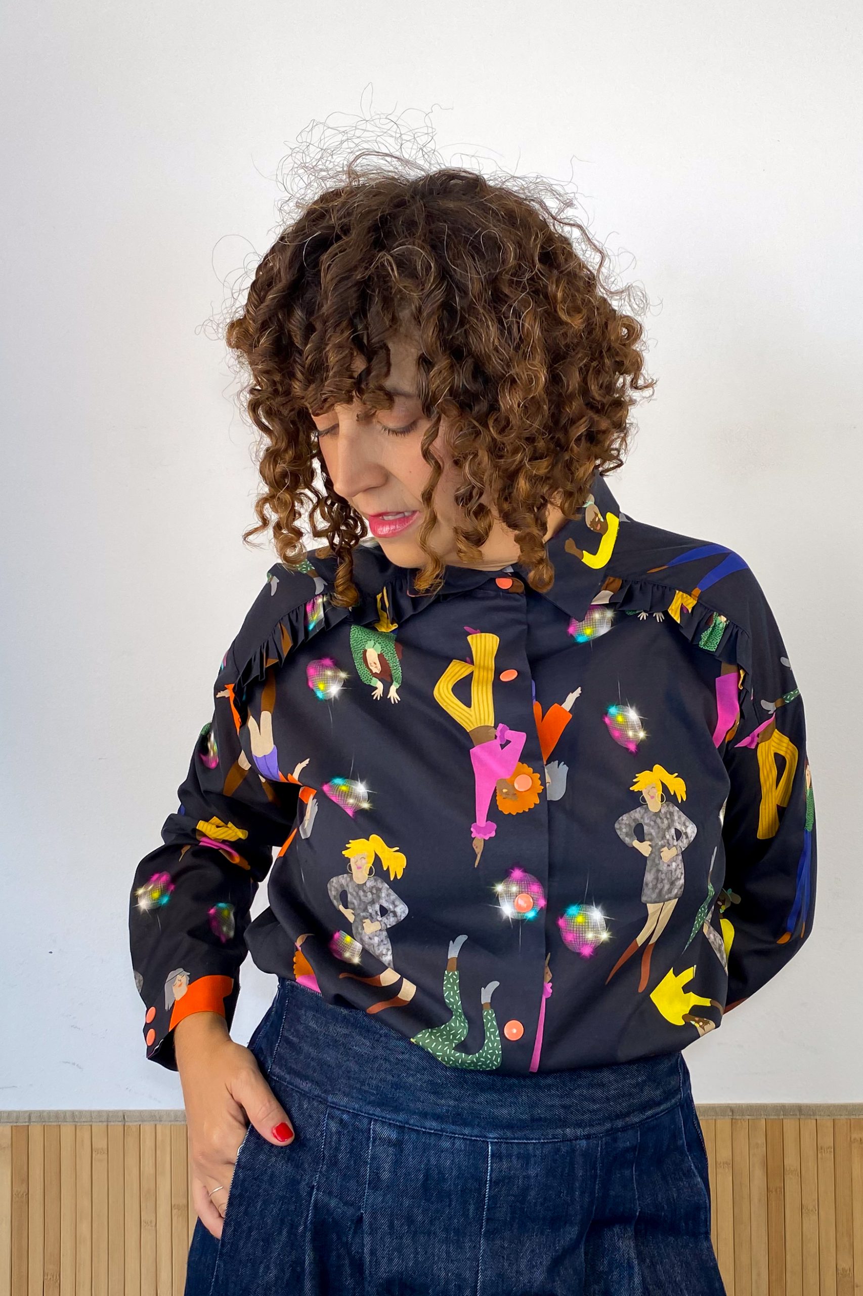 Camisa Volantes Dancing Queen