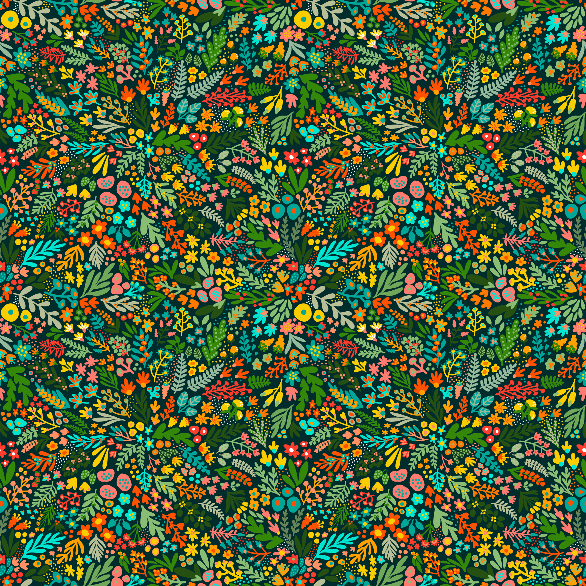 Riñonera Flower Tapestry