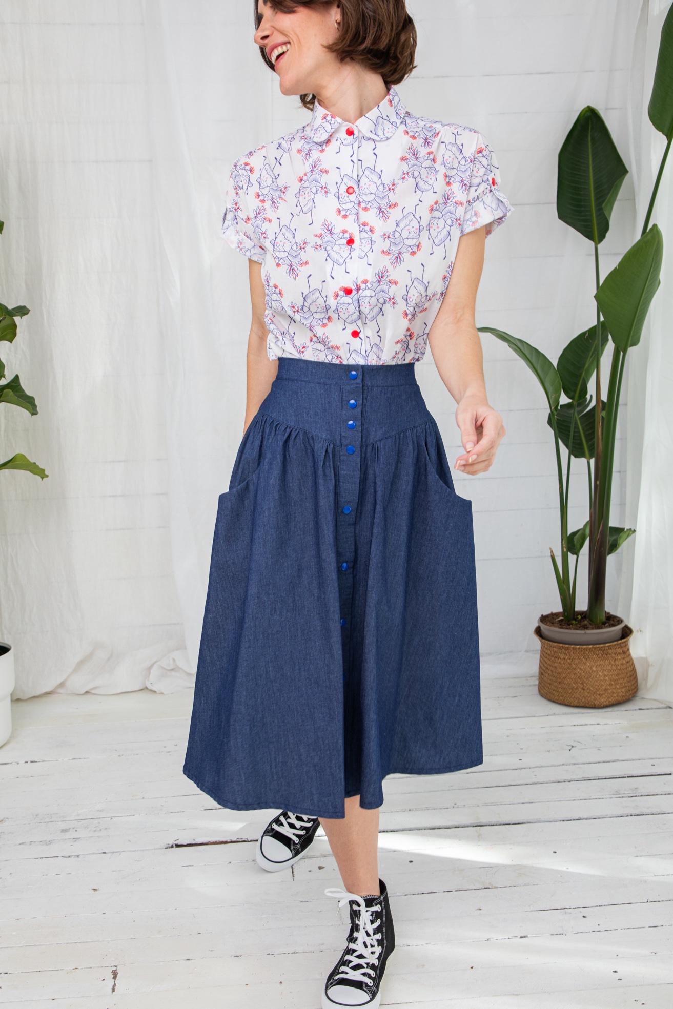 Falda Raw Denim