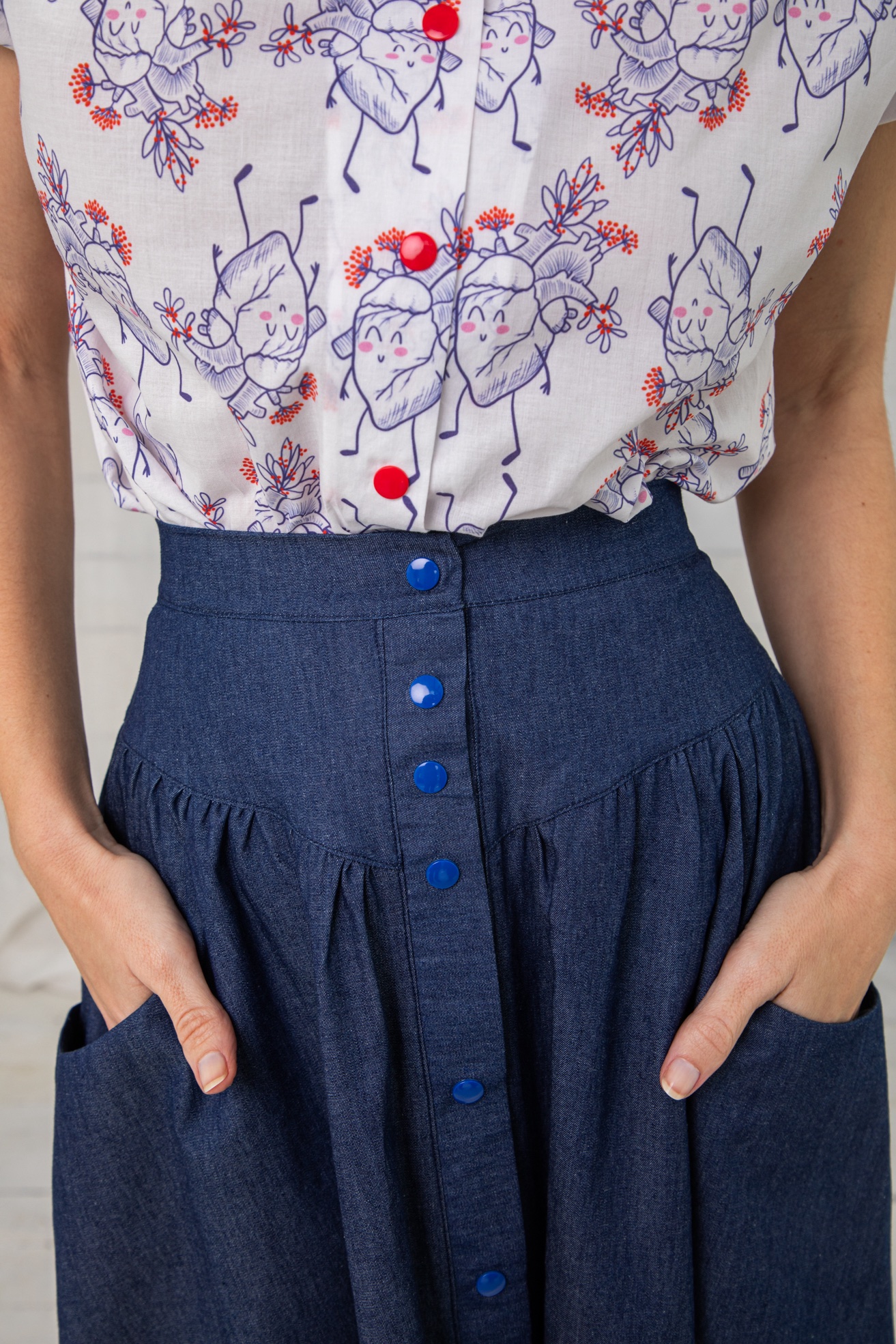 Falda Raw Denim